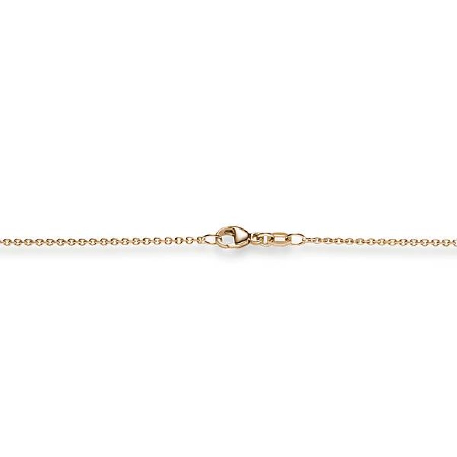 Ketten Caratheum  | Goldcollier Goldkette Diamantierte Ankerkette, 585-Rotgold